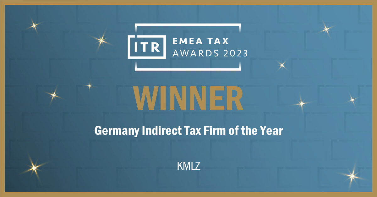 Indirect Tax Firm of the YearGermany